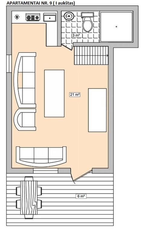 Poilsiaviete Vita Šventoji Exterior foto